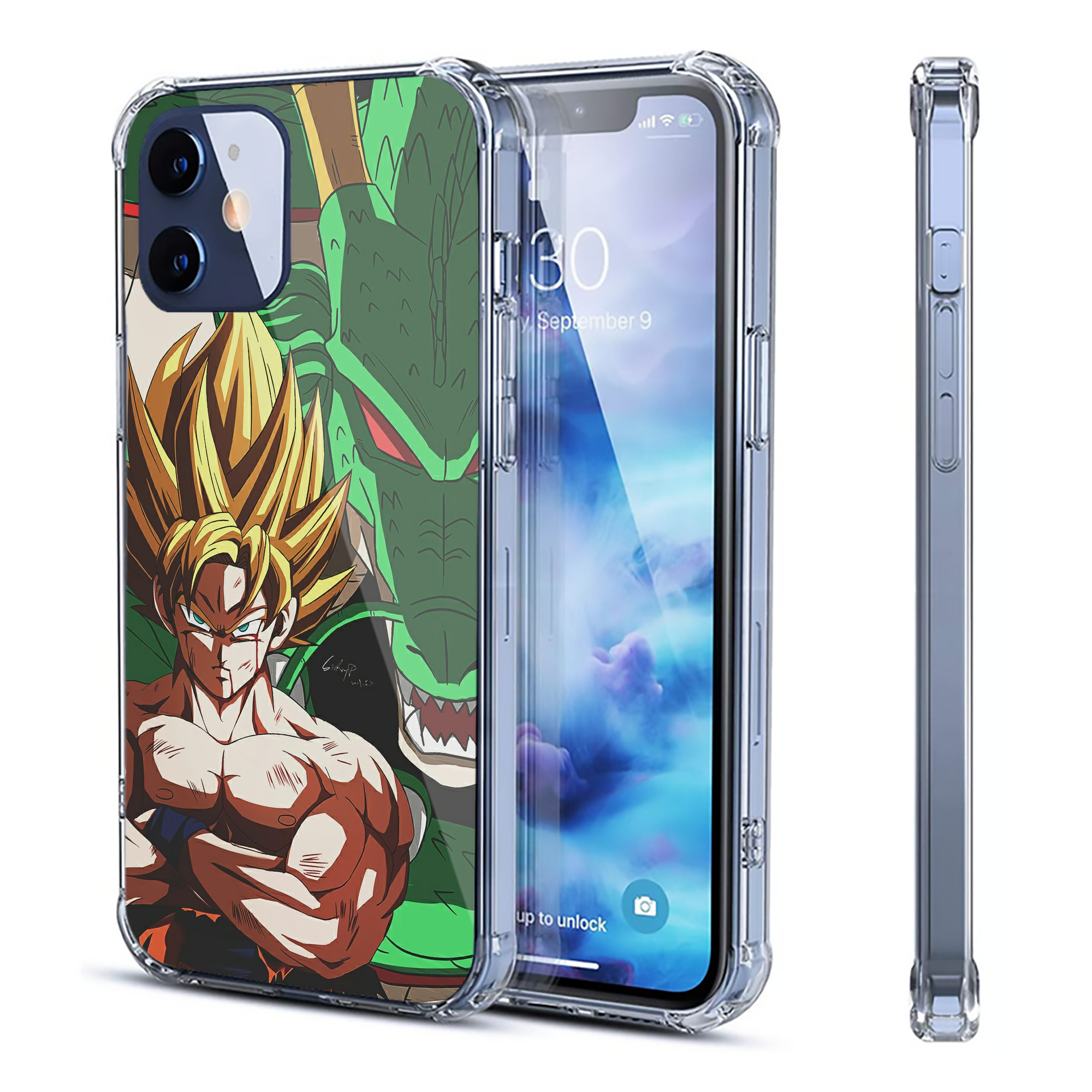 （画像用） ドラゴンボール DRAGON BALL 【iPhone 12シリーズ対応】透明スマホケース（クリアソフトケース）
